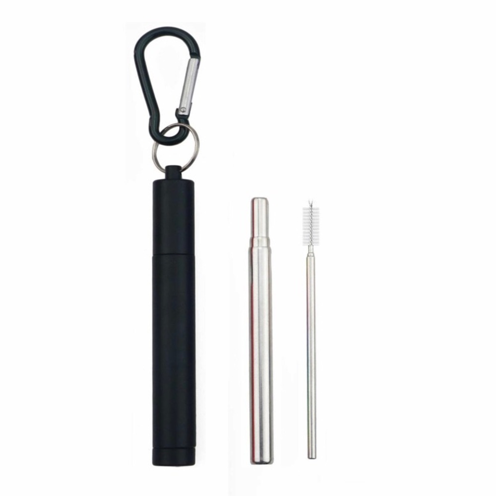 ♻️Collapsible Reusable Straw- Key chain♻️